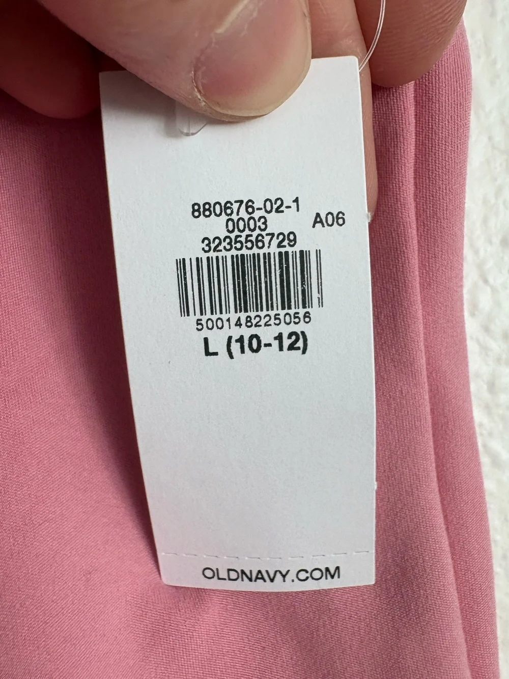 Old Navy Girls Active StudioSmooth Dress Size L 10-12 Pink Built In Shorts NWT